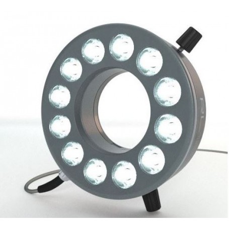 StarLight Opto-Electronics RL12-10s-24V PW, σημείο, καθαρό λευκό (6,000 K), βύσμα M12 (4 ακίδων), Ø 66mm (58917)