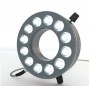 スターライトオプトエレクトロニクス RL12-10s-24V G、スポット、緑色(528 nm)、M12プラグ(4ピン)、Ø 66mm(58928)