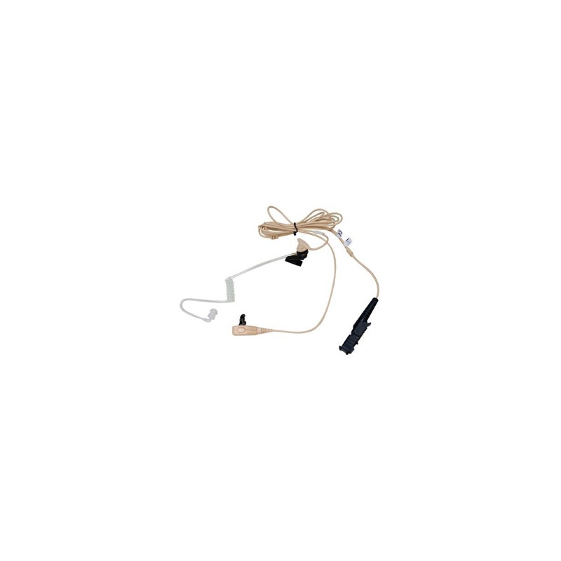 PMLN7270A Κιτ Επιτήρησης Motorola 2-Wire με Γρήγορη Αποσύνδεση και Διαφανή Ακουστικό Σωλήνα, Μπεζ