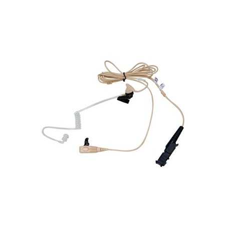 Kit de Vigilância de 2 Fios PMLN7270A Motorola com Tubo Acústico Transparente de Desconexão Rápida, Bege