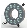 スターライトオプトエレクトロニクス RL12-10s-24V G、スポット、緑色(528 nm)、M12プラグ(4ピン)、Ø 66mm(58928)