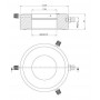StarLight光电RL12-10s-24V G,聚光灯,绿色(528 nm),M12插头(4针),直径66mm(58928)