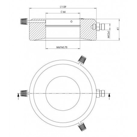 StarLight Opto-Electronics RL12-10 UV405, UV (405 nm), Ø 66mm (58963)