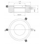 StarLight光电RL12-10s-24V R,聚光,红色(625nm),M12插头(4针),直径66mm(58926)