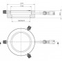 StarLight Opto-Electronics RL4-66 NW, màu trắng (5.600 K), Ø 66mm (58832)