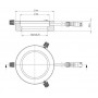 StarLight Opto-Electronics RL4-66 R, màu đỏ (620 nm), Ø 66mm (58850)