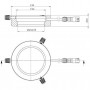 StarLight Opto-Electronics RL4-66 UV405, УФ (405 нм), Ø 66мм (58970)