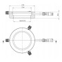 สตาร์ไลท์ ออปโต-อิเล็กทรอนิกส์ RL4-66 UV365, UV (365 นาโนเมตร), Ø 66 มม. (58961)