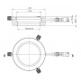 StarLight Opto-Electronics RL4-74 NW, белый (5,600 K), Ø 74 мм (58892)