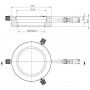 StarLight Opto-Electronics RL4-74 R, красный (620 нм), Ø 74 мм (58902)