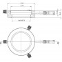 StarLight Opto-Electronics RL4-74 G, зелений (540 нм), Ø 74 мм (58904)
