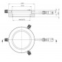 StarLight Opto-Electronics RL4-74 UV405, УФ (405 нм), Ø 74 мм (58988)