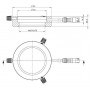 星光光电 RL4-74 UV375，紫外线 (375 nm)，直径 74mm (58984)