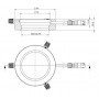 StarLight Opto-Electronics RL4-74 IR880, ИК (880 нм), Ø 74 мм (58994)