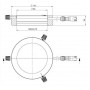 StarLight Opto-Electronics RL5-80 NW, white (5,600 K), Ø 80mm (58833)