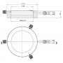 StarLight Opto-Electronics RL5-80 R, màu đỏ (620 nm), Ø 80mm (58848)