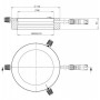 StarLight Opto-Electronics RL5-80 G, зелений (540 нм), Ø 80 мм (58857)