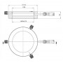 StarLight Opto-Electronics RL5-88 R, màu đỏ (620 nm), Ø 88mm (58901)