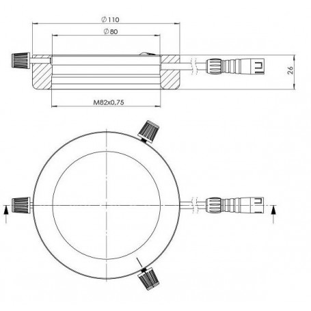 StarLight Opto-Electronics RL5-88 G, ירוק (540 ננומטר), 88 מ"מ