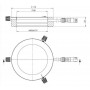 StarLight Opto-Electronics RL5-88 UV405, УФ (405 нм), Ø 88 мм (58989)