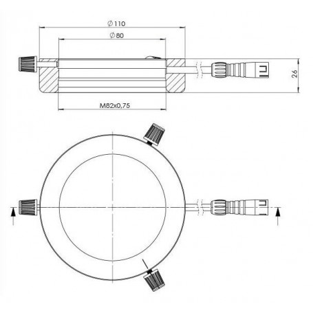 StarLight Opto-Electronics RL5-88 UV405, UV (405 nm), Ø 88mm (58989)