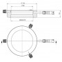 星光光电 RL5-80 WW，白色（3,500 K），直径 80mm（58844）