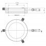 StarLight Opto-Electronics RL5-80 A, бурштиновий (590 нм), Ø 80мм (58868)