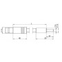 StarLightオプトエレクトロニクス GLF1-1000-4.5、1アーム、アーム長1000 mm、アクティブ直径4.5 mm (58733)