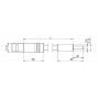 StarLightオプトエレクトロニクス GLF1-1000-11.0、1アーム、アーム長1000 mm、アクティブ直径11.0 mm (58735)