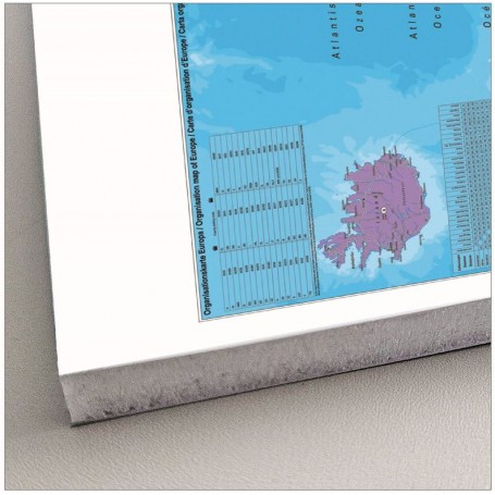 斯蒂费尔德国政治组织地图（100厘米 x 140厘米）德语（84069）