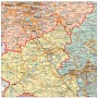 斯蒂费尔德国政治组织地图（100厘米 x 140厘米）德语（84069）