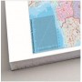 Stiefel Germany postcode map political (100 cm x 140 cm) German (84070)