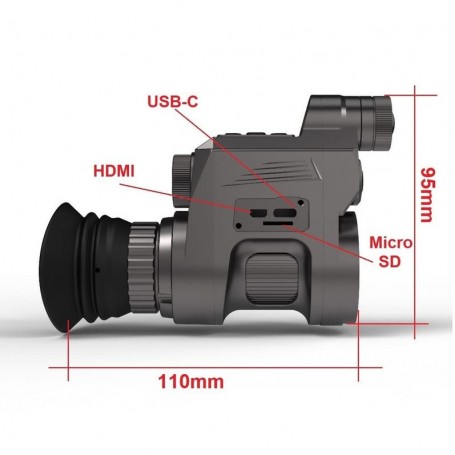 Thiết bị nhìn đêm Sytong HT-66-12mm/940nm/48mm Thị kính Phiên bản Đức (80961)