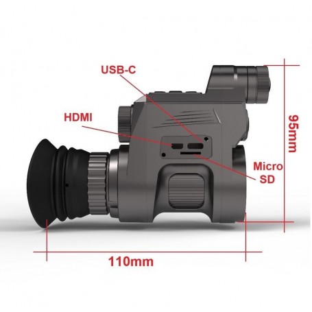 جهاز الرؤية الليلية Sytong HT-66-16mm/940nm/45mm عدسة عينية النسخة الألمانية (80968)