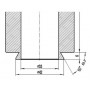 Adattatori ToupTek 0.63x C-Mount compatibili con microscopi Evident (Olympus) U-TV0.63XC (77088)