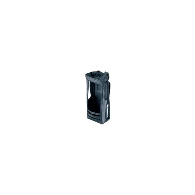 PMLN5018C Motorola Soft Leather Case with 3-inch Fixed Belt Loop for Display Radio