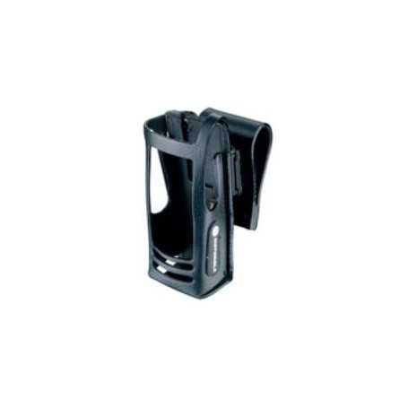 PMLN5020C Motorola Hartleder-Tragetasche mit 3-Zoll-Drehgürtelclip für Display-Funkgerät