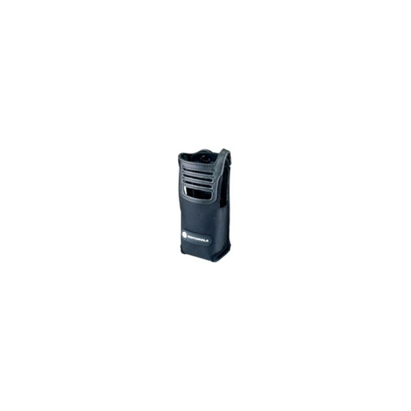 PMLN5024B Motorola Nylon Carry Case with 3-inch Fixed Belt Loop for Non-Display Radio