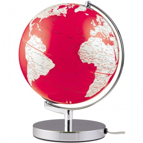 Troika Globe Terra Red Light 25cm (51616)