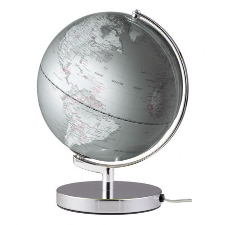 Troika Globo Terra Prata Luz 25cm (51619)