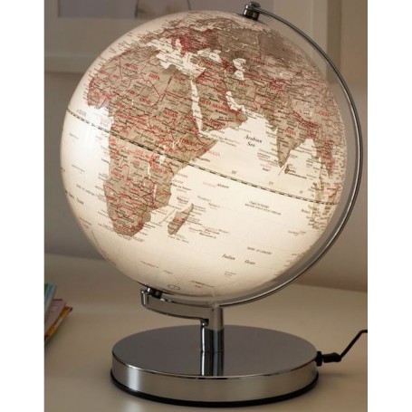 Troika Globus Terra Srebrne Światło 25cm (51619)