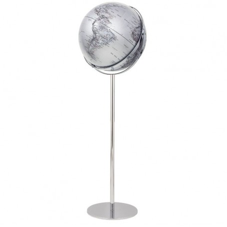 Globo de chão Troika Apollo 17 Prata 43cm (51657)