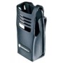 PMLN5030B Motorola Hard Leather Carry Case with 3-inch Fixed Belt Loop for Non-Display Radio