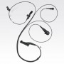 PMLN6123A Motorola IMPRES 3-Wire Surveillance Kit (Low Noise) - Black