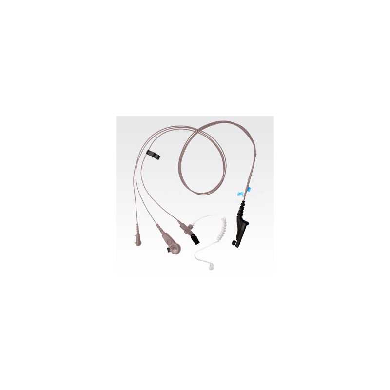PMLN6124A Motorola IMPRES 3-Wire Surveillance Kit (Low Noise) - Beige