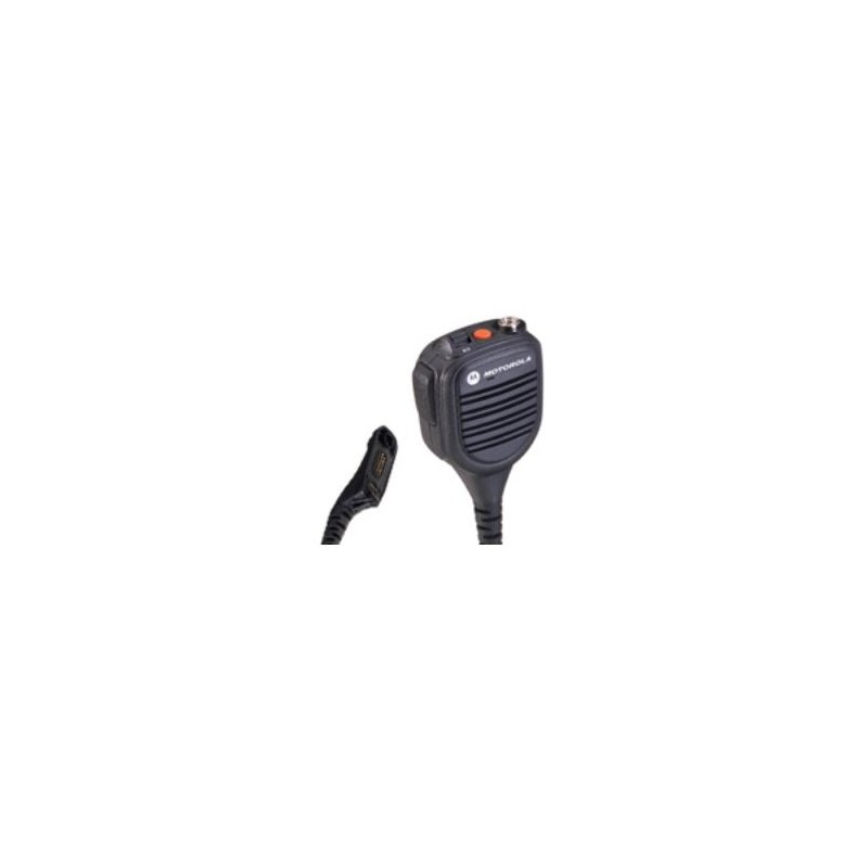 PMMN4043B Motorola Public Safety Microphone with Enhanced Audio, 18-inch Cable