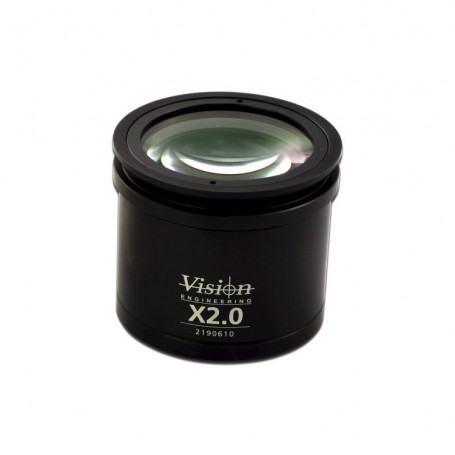 Vision Engineering Objective Lens, EVL200, 2.0x , w.d.29mm (68658)