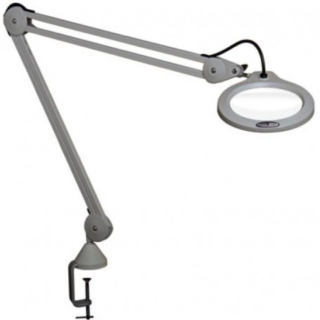 Vision Engineering nagyító VisionLUXO LFM LED, világosszürke, 5 dioptria (69059)