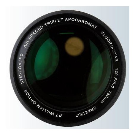 威廉光学消色差折射望远镜 AP Fluorostar 120/780 太空灰 OTA (74018)