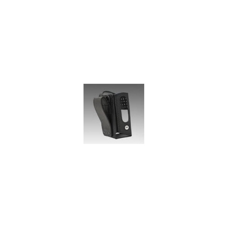 PMLN7537A Motorola Leather Carry Case with Fixed Belt Loop for HI-CAP Battery
